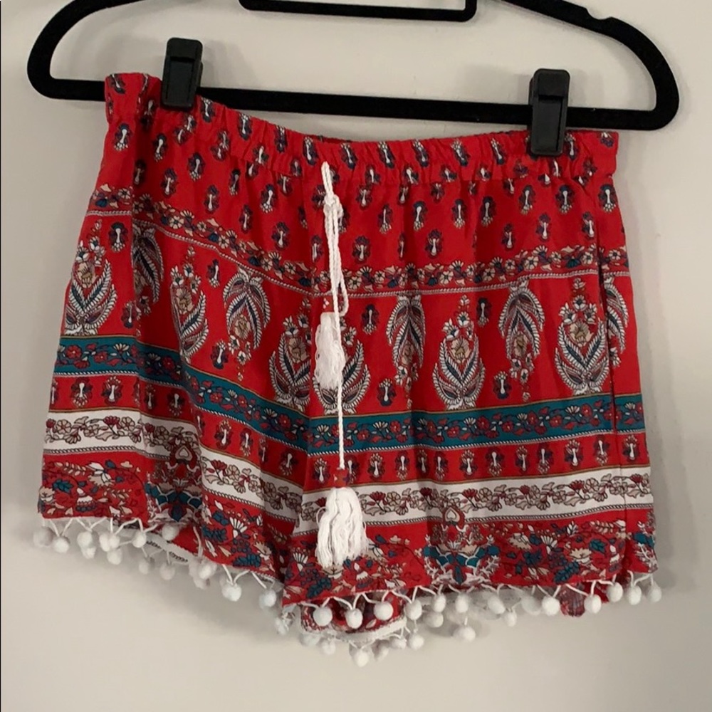 Band of Gypsies Pom Pom tassel shorts